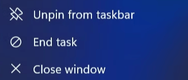 ViveTool Required To Activate End Task In Taskbar