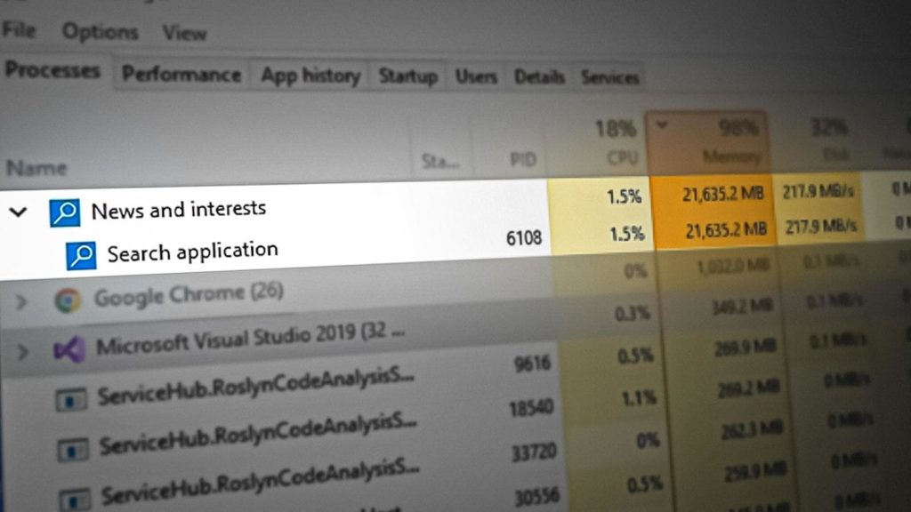 Widget High Memory Usage Issue