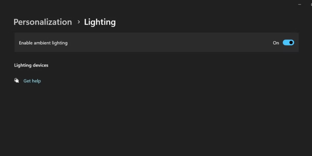 Windows accent color
