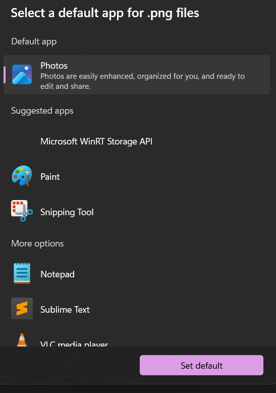 image extensions