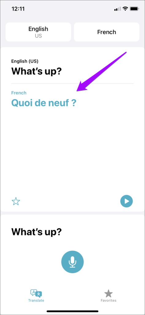 Apple Translate