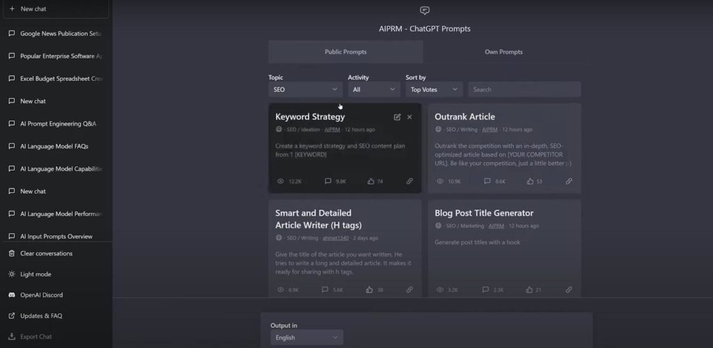 AIPRM for ChatGPT