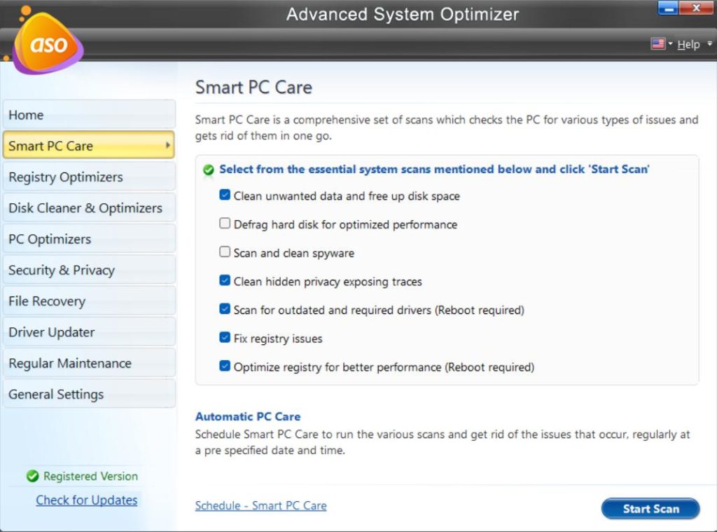Advanced system optimizer