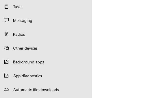 App permissions