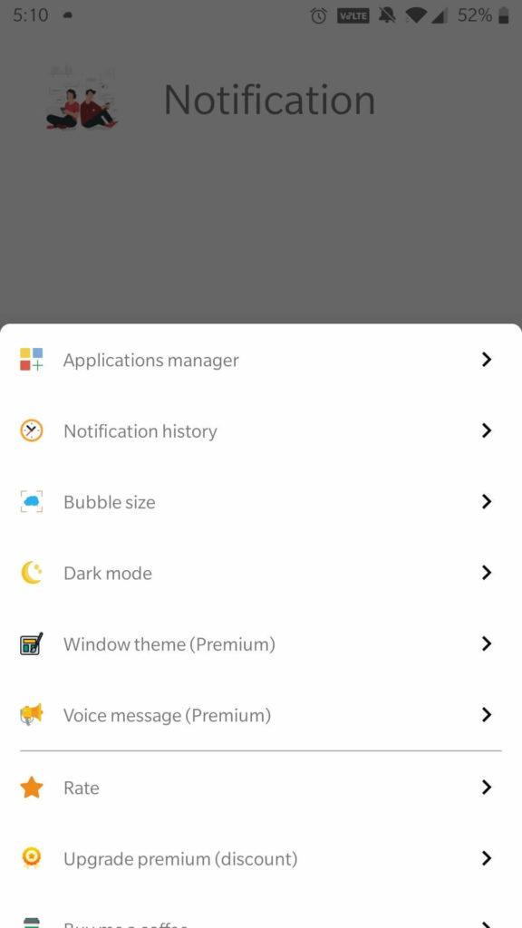 Bubble Notification Chat Heads