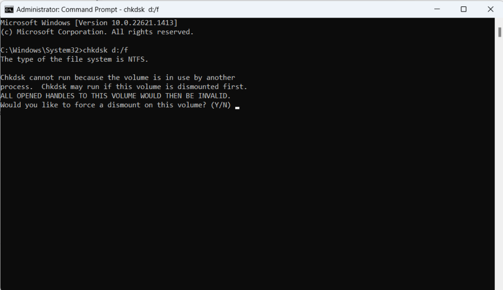 CHKDSK Command