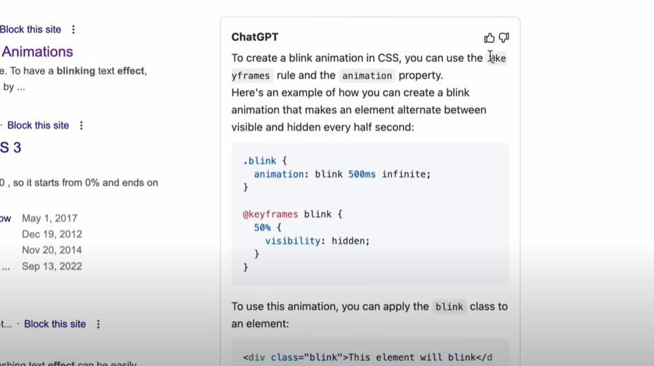 ChatGPT for Google