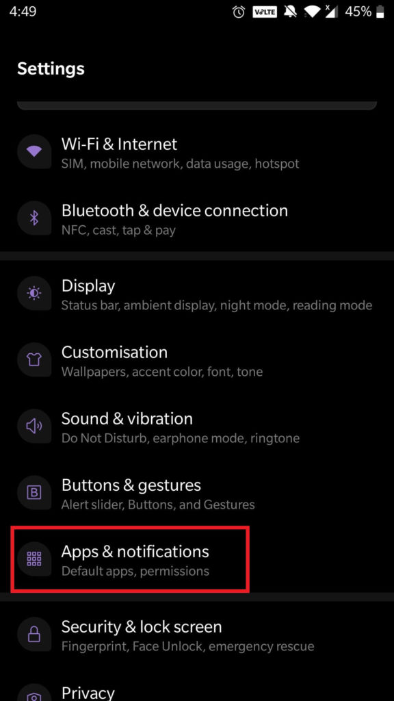 Check App Notification Settings