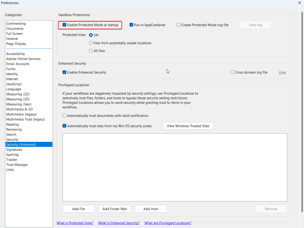 Enable Protected Mode at startup
