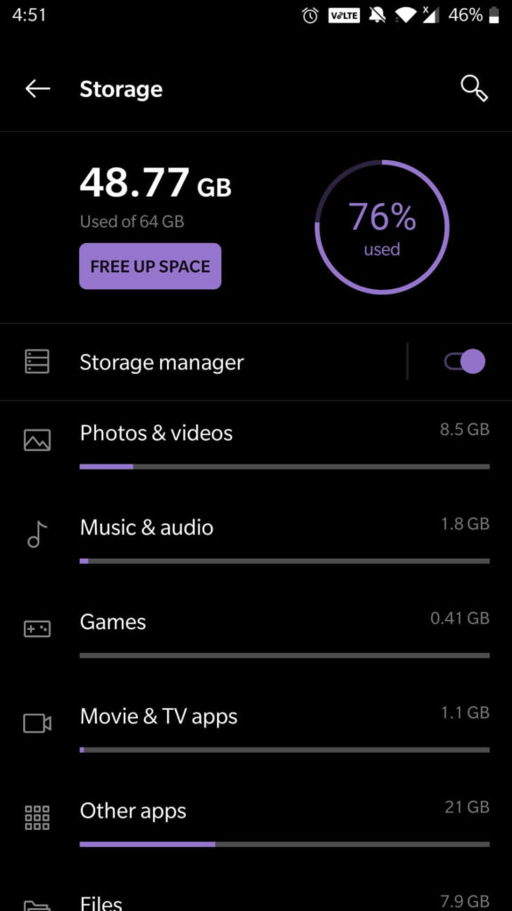 Free Up Space