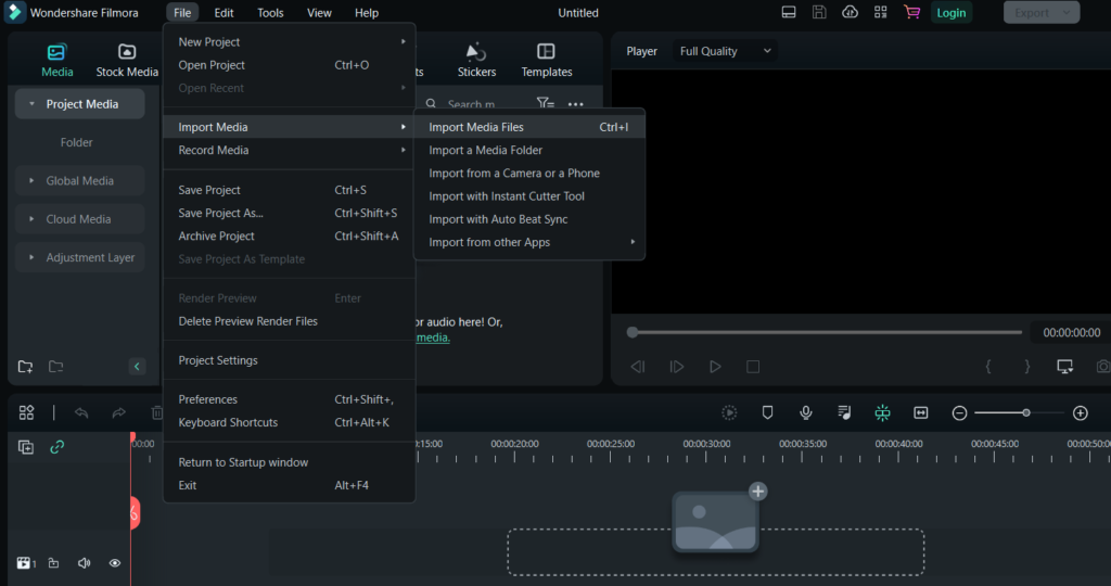 Import Media