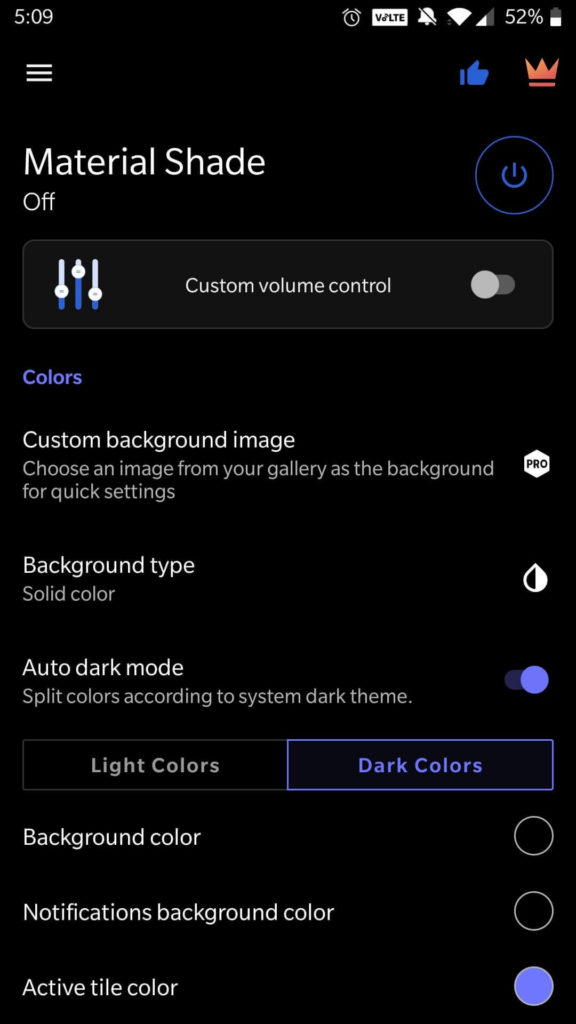 Material Notification Shade
