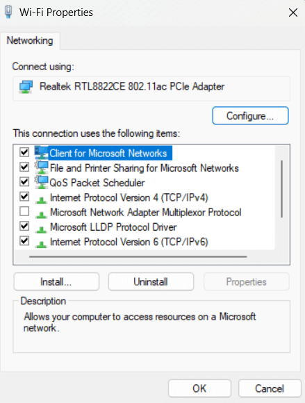 Network Properties