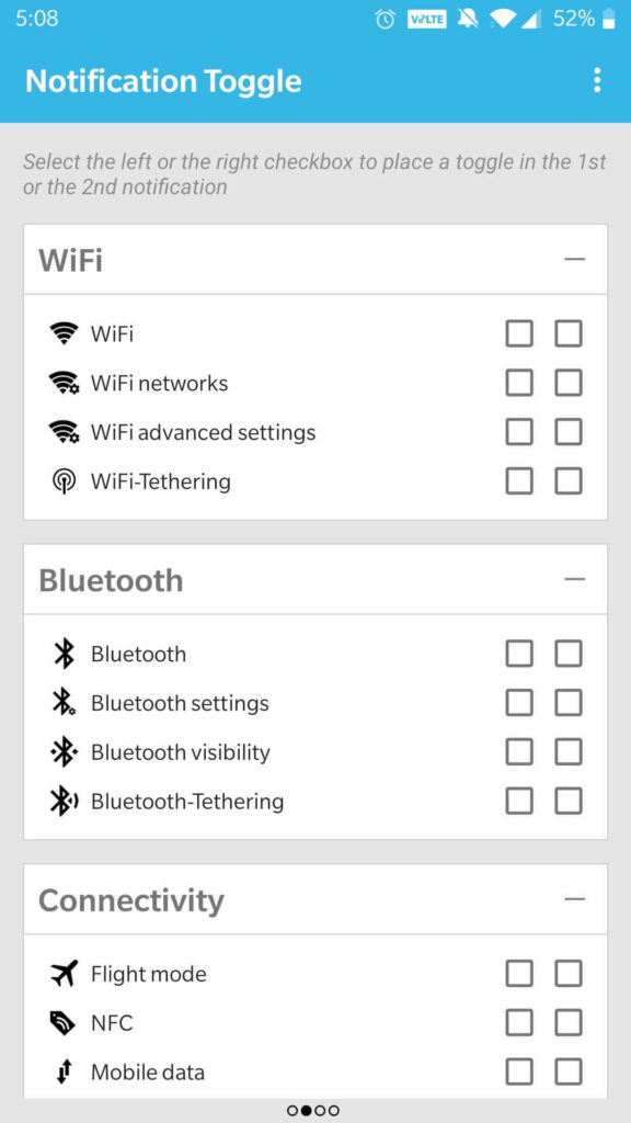 Notification Toggle