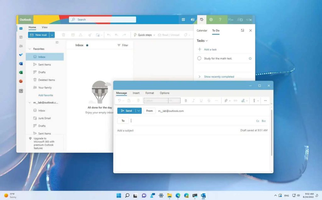 Outlook App Sync Issues On Windows 11 PC