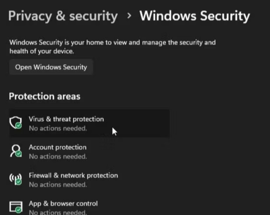 Privacy & security