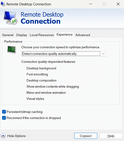 Reconnect if the connection is dropped