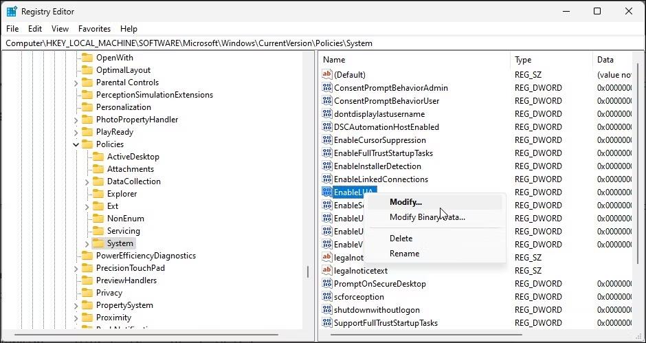 Registry Editor