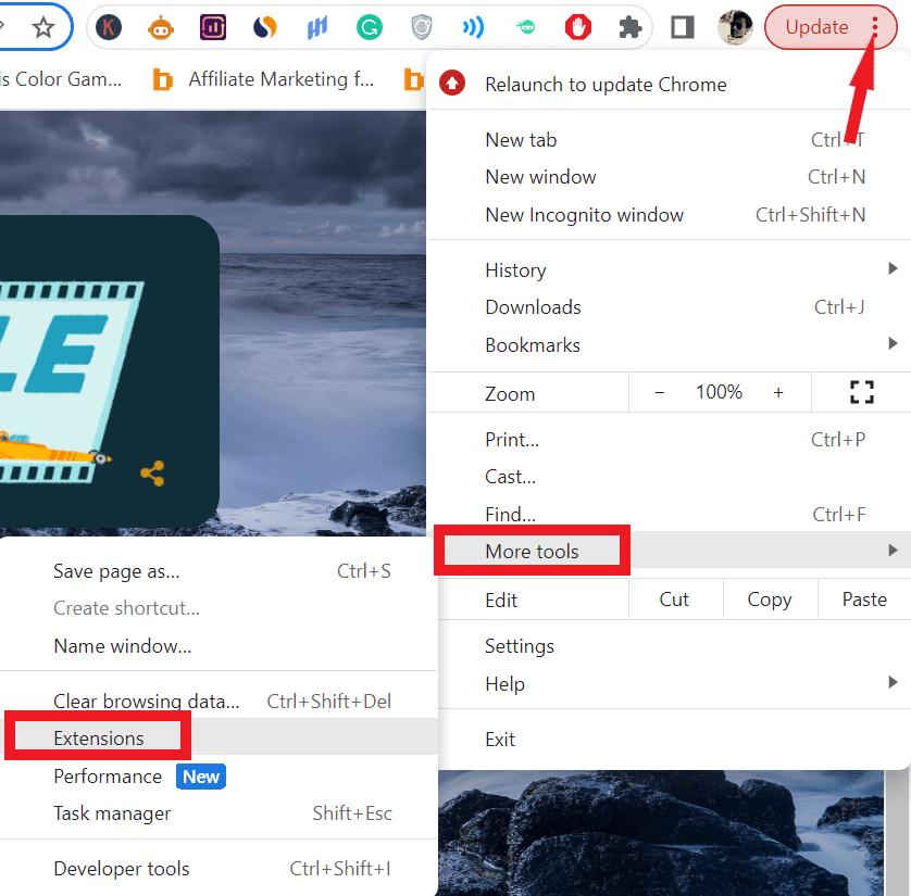 Remove Unnecessary Extensions