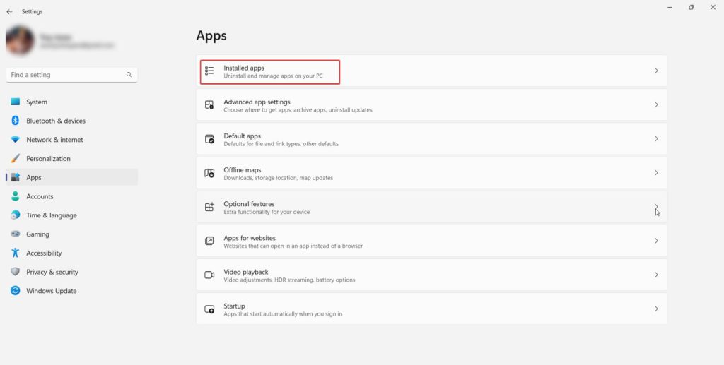 Reset and Repair The Application