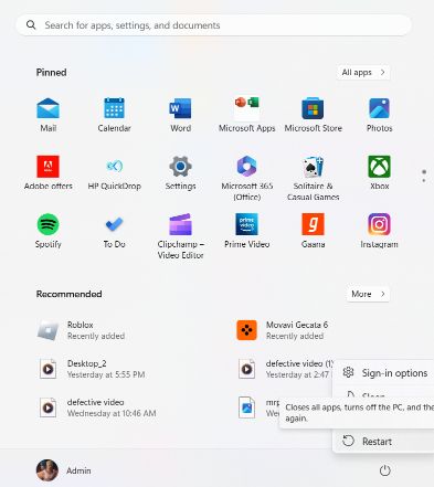 Restart Your Computer
