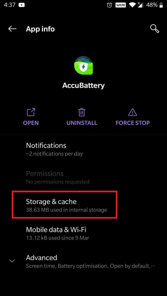 Storage & Cache