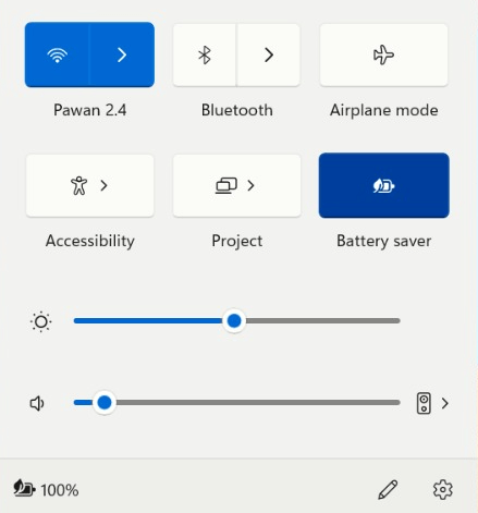 Use Quick Settings