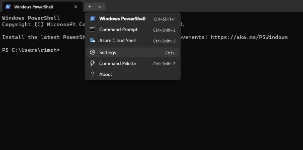 Windows Power shell