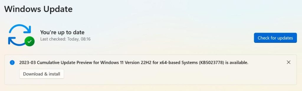 Windows Update