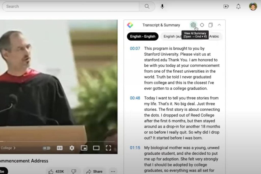 YouTube Summary