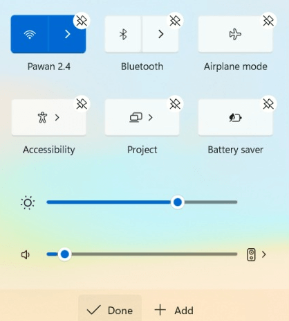 add the Battery Saver option