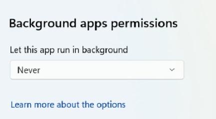 app run in the background
