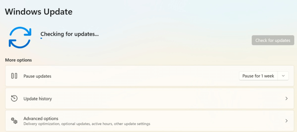 list of new updates