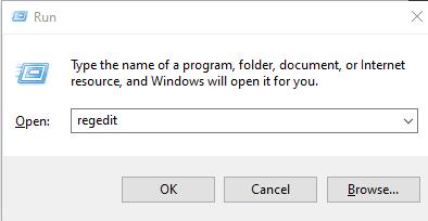 regedit