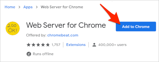 Add to Chrome