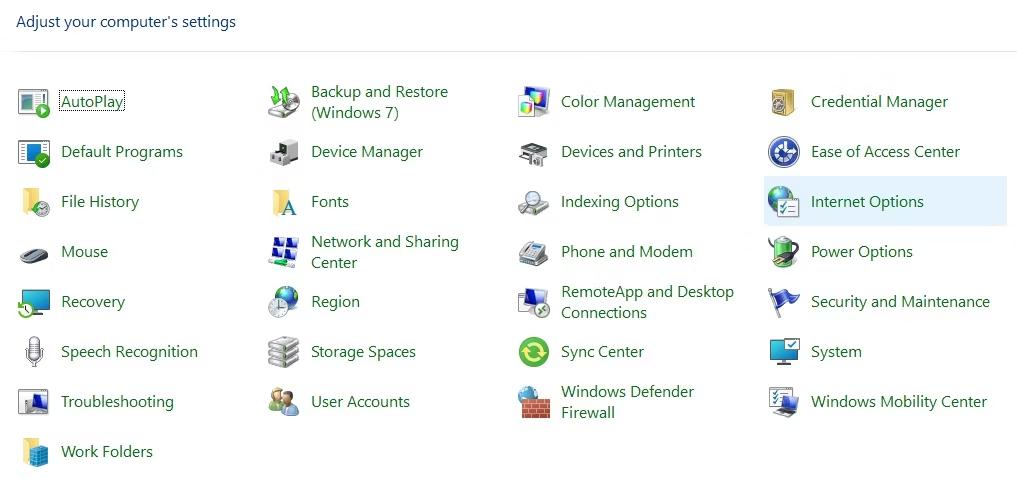 Adjust computer setting