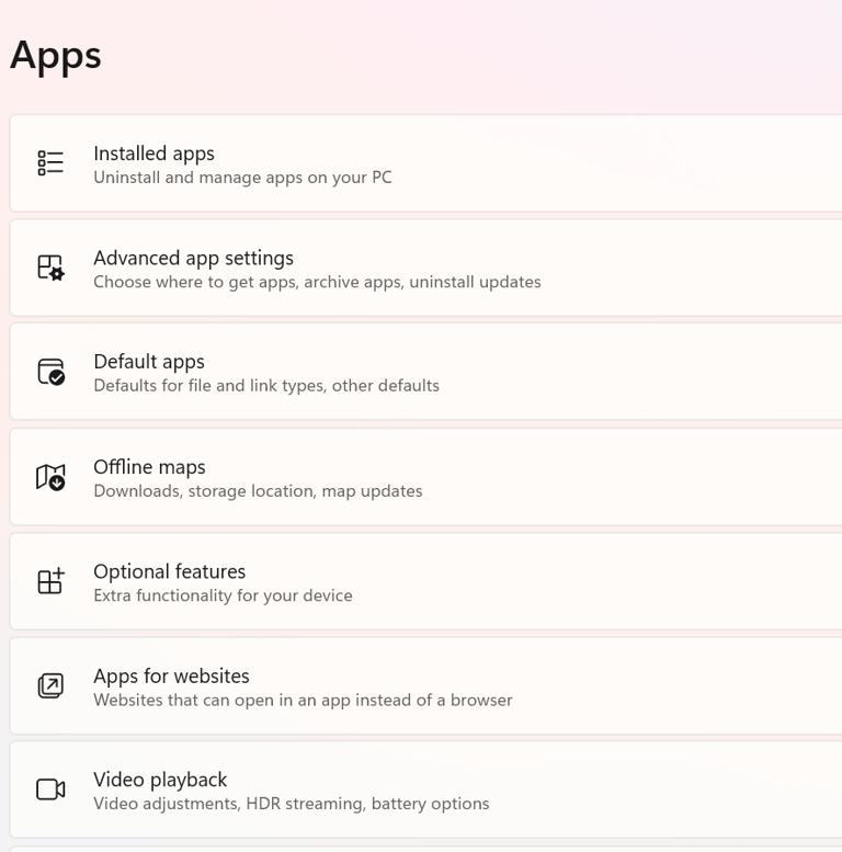 Apps