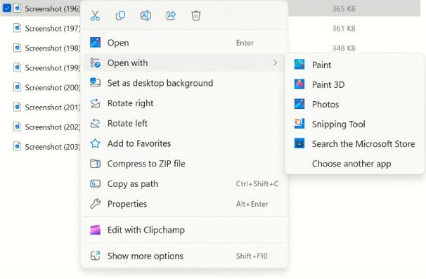 Choose another app