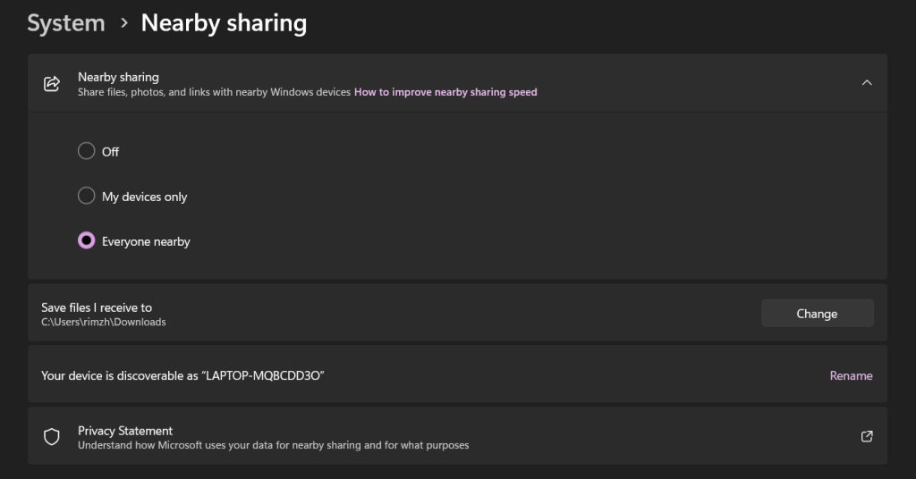 Everyone nearby