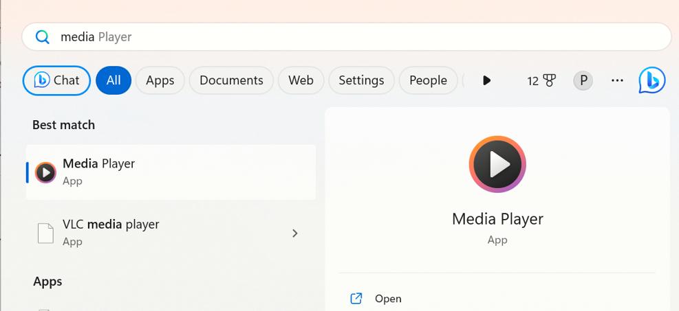 Media Player application