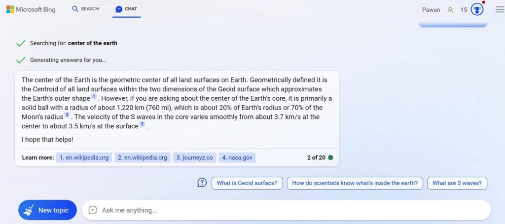 Microsoft Bing
