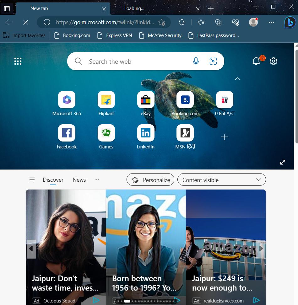 Microsoft Edge and Google Chrome