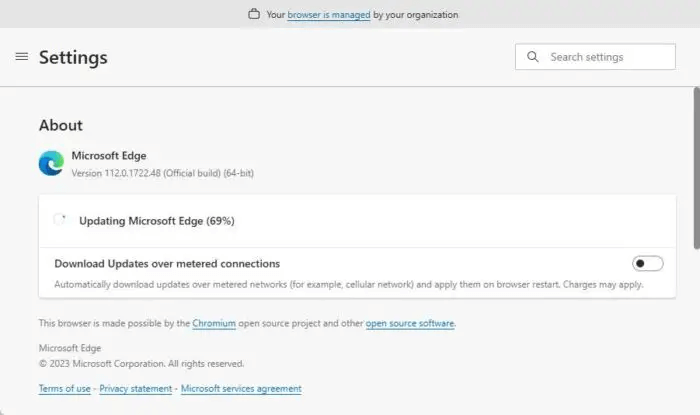 Microsoft Edge updates