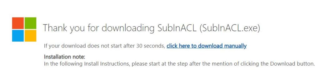 Microsoft website