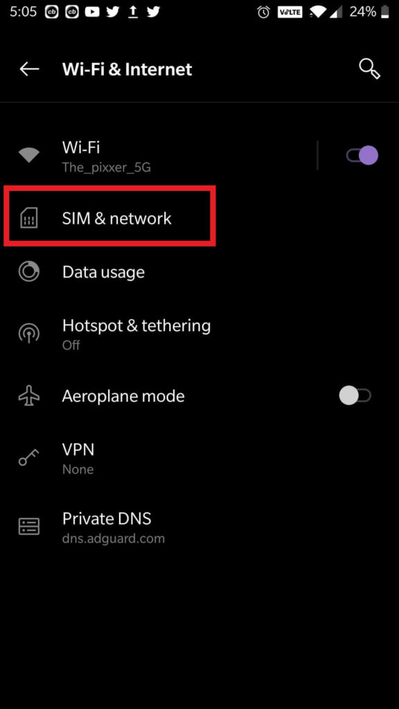 Mobile network