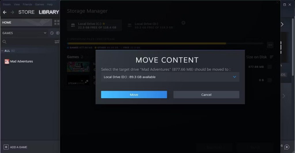 Move Content