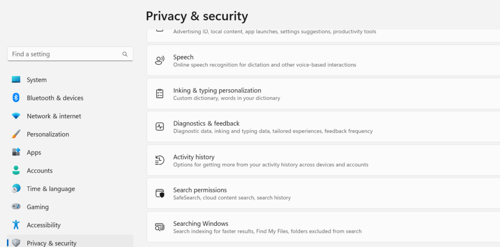 Privacy & Security