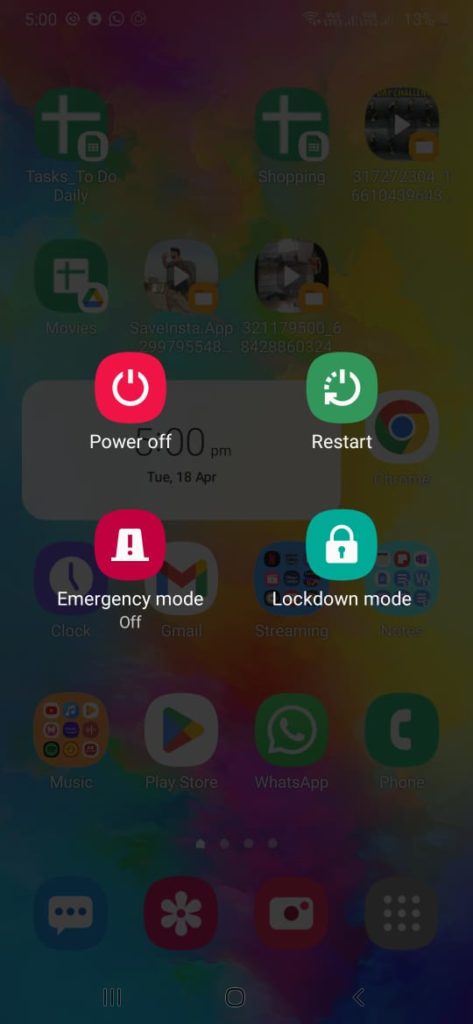 Restart Your Android Smartphone
