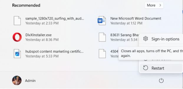 Restart Your Computer
