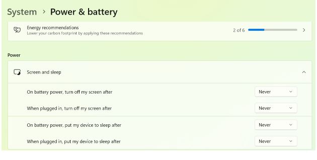 Screen and Sleep